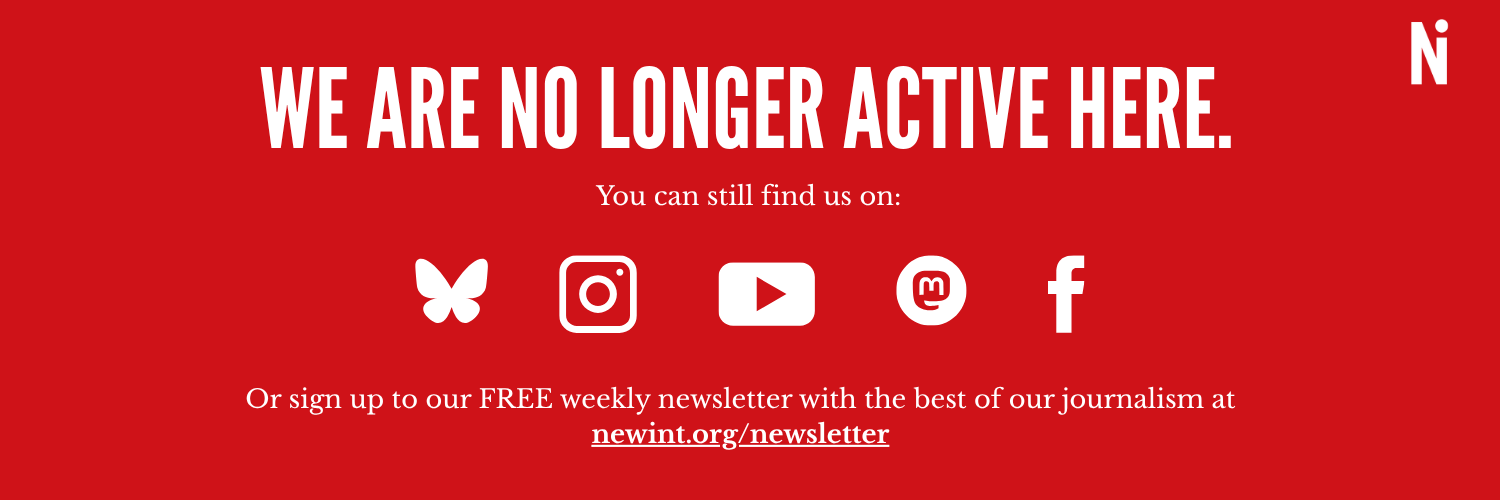 New Internationalist banner