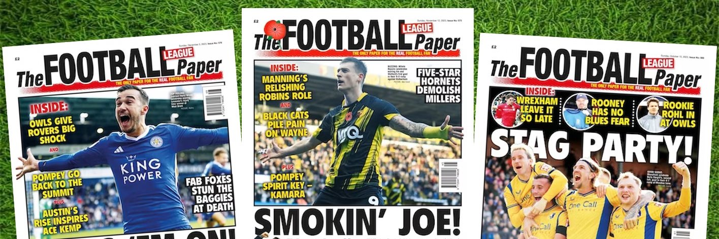 The Football League Paper's banner