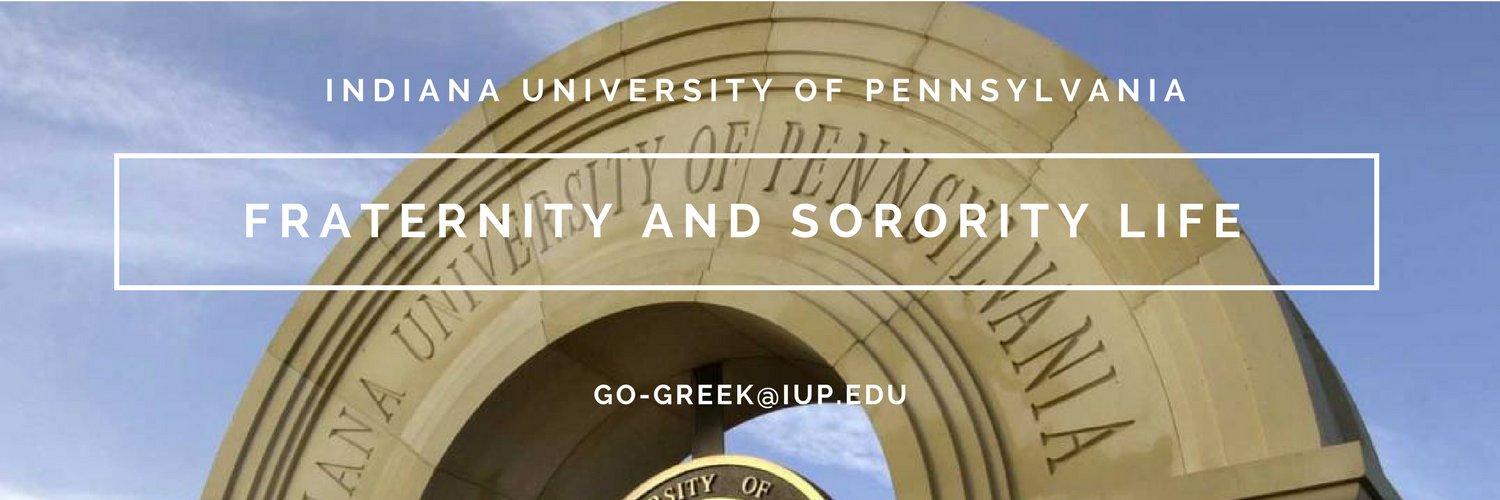 IUP Fraternity and Sorority Life banner