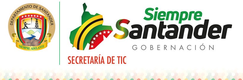 Secretaría de TIC, Santander banner