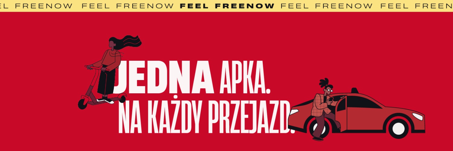 FREENOW Polska banner