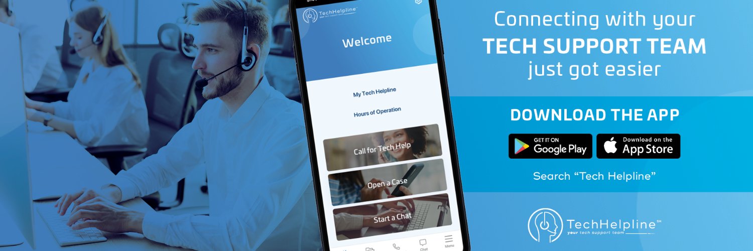 Tech Helpline banner