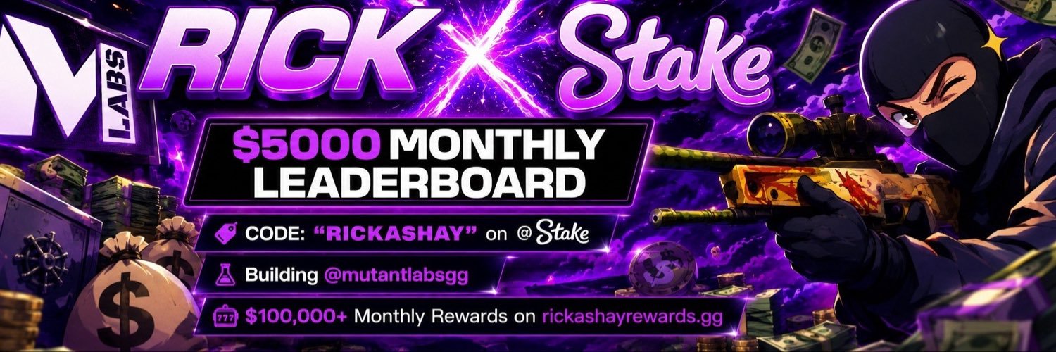 Rickashay's profile banner image