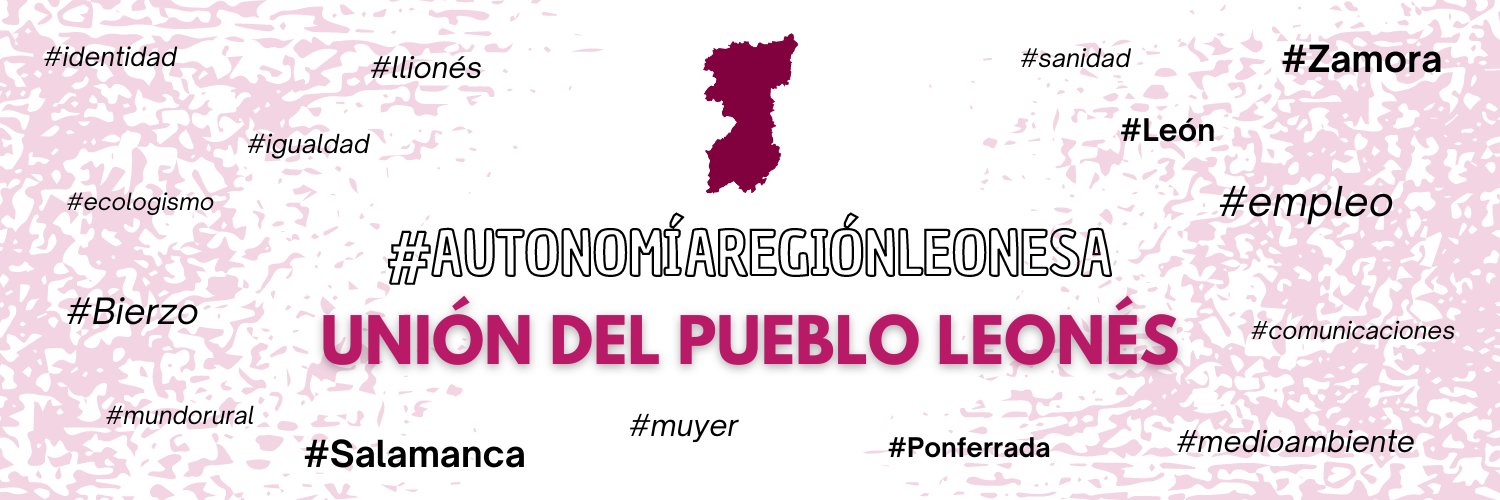 Unión del Pueblo Leonés (UPL)'s banner