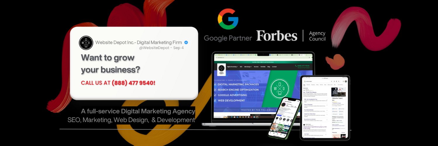 Website Depot Inc. - Digital Marketing Firm banner