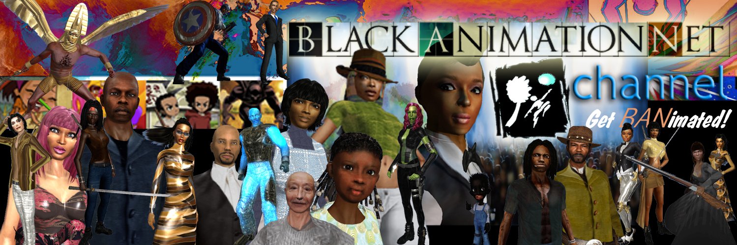 Black Animation Net banner