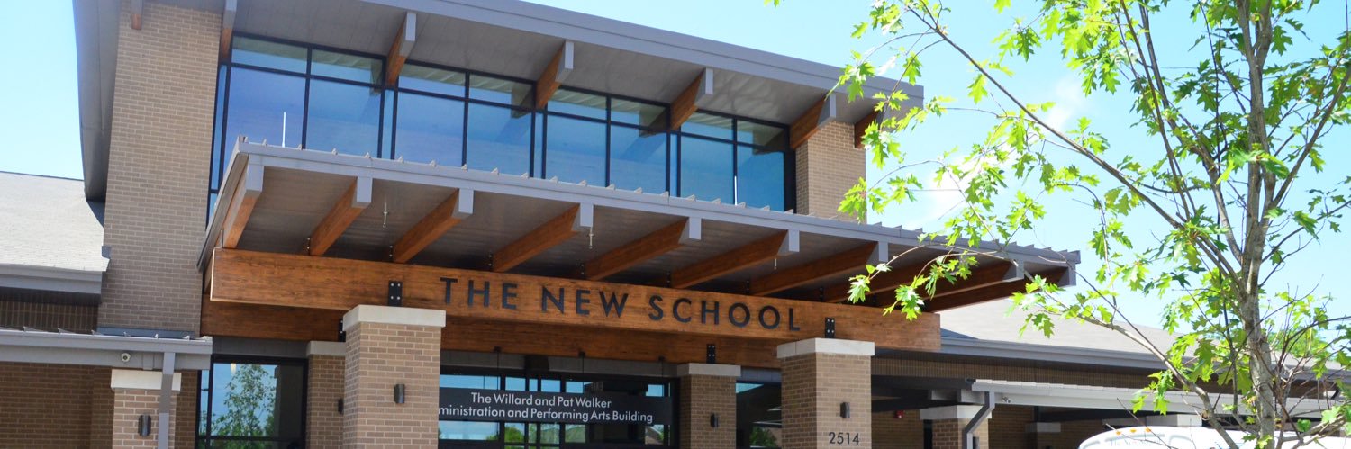 The New School banner