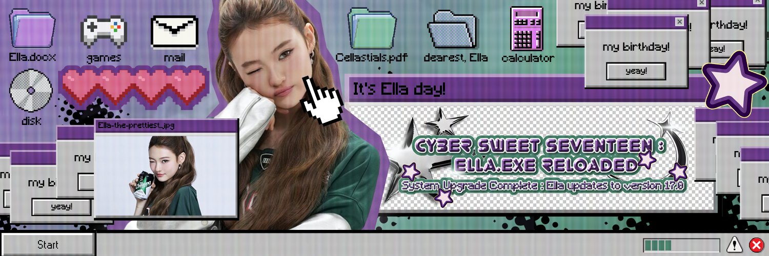 Happy 𝓔lla day 🥳🎉. banner