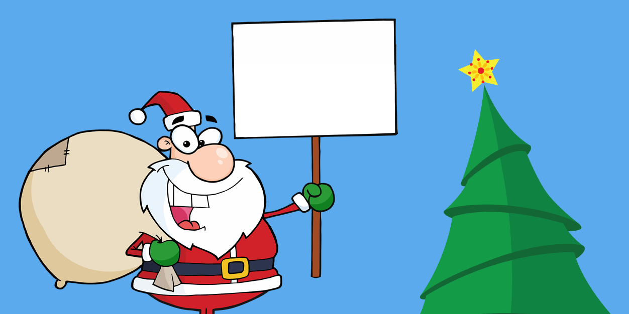 Santa banner