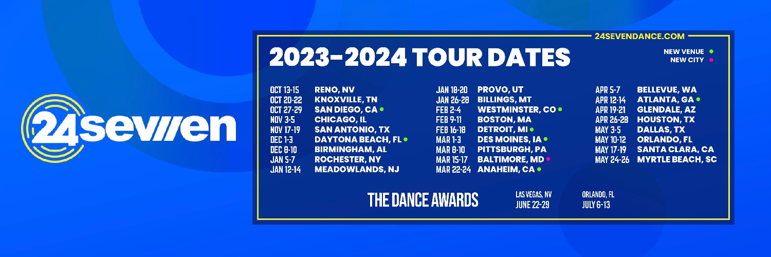 24 SEVEN Dance Convention banner