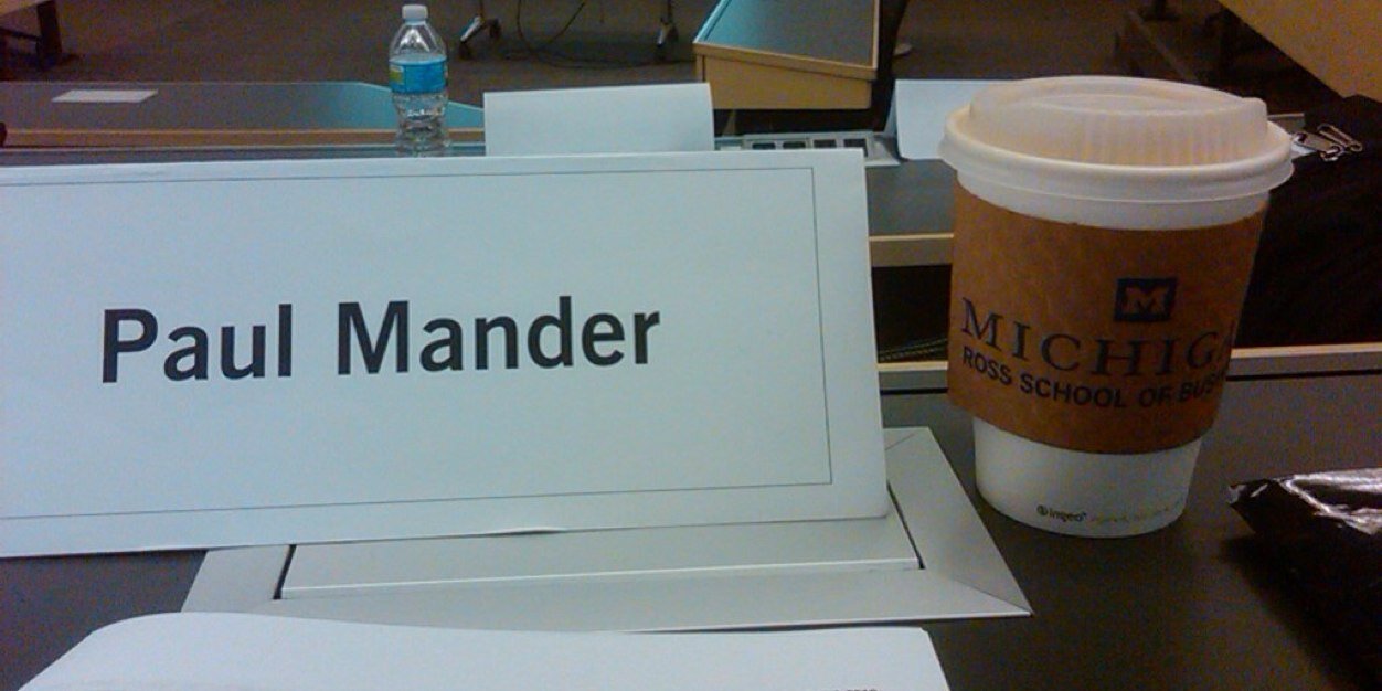 Paul Mander banner