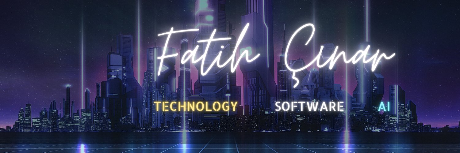 thefatihcinar's profile banner image