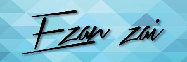 Twitter banner for @ezan_zai