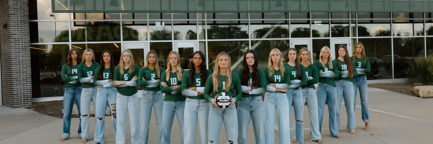 Gretna Dragon Volleyball banner