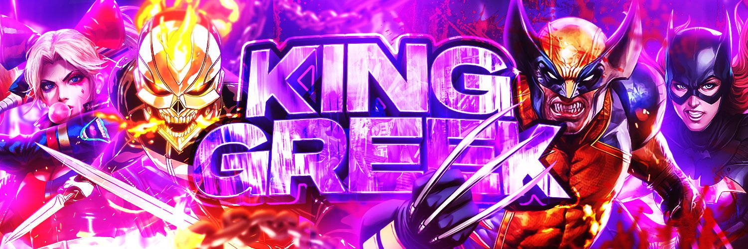King Greek banner
