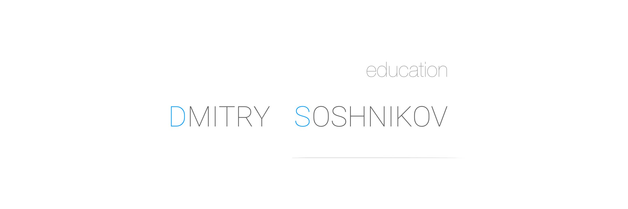 Dmitry Soshnikov banner