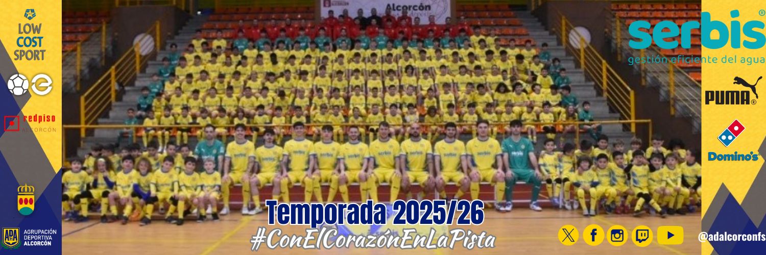 AD Alcorcón FS 2025 / 2026 banner