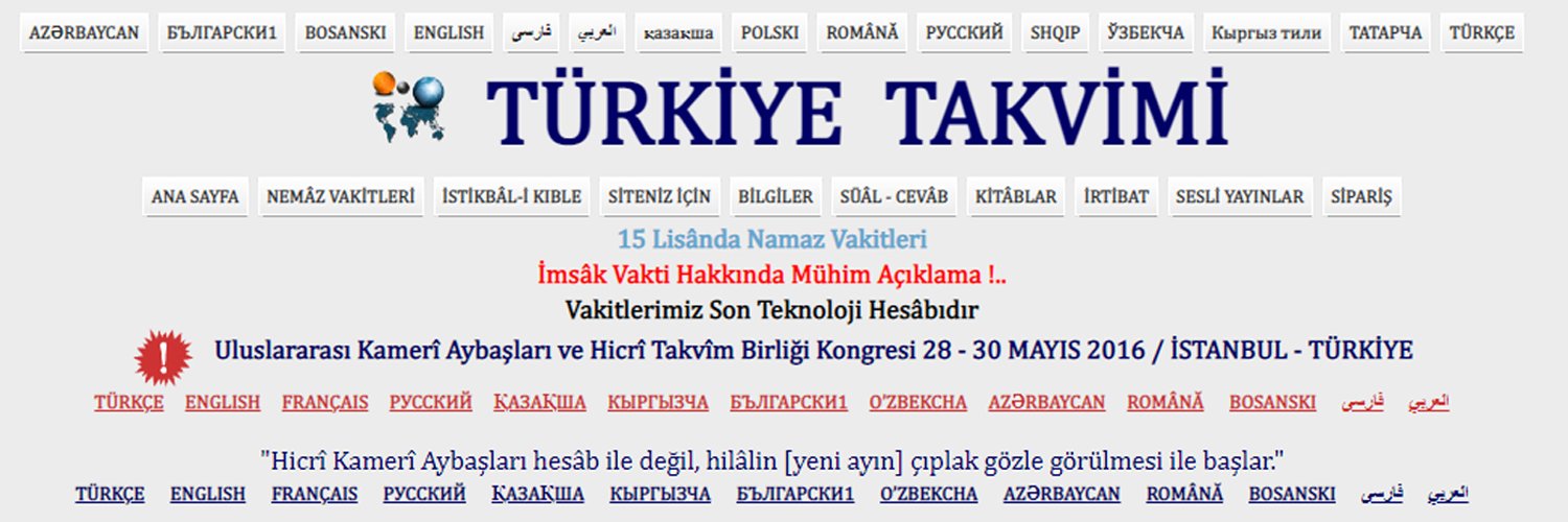 Turktakvim's profile banner image