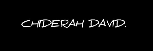 CHIDERAHDAVID Profile Banner