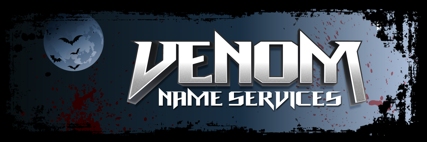 Venom Name Services banner