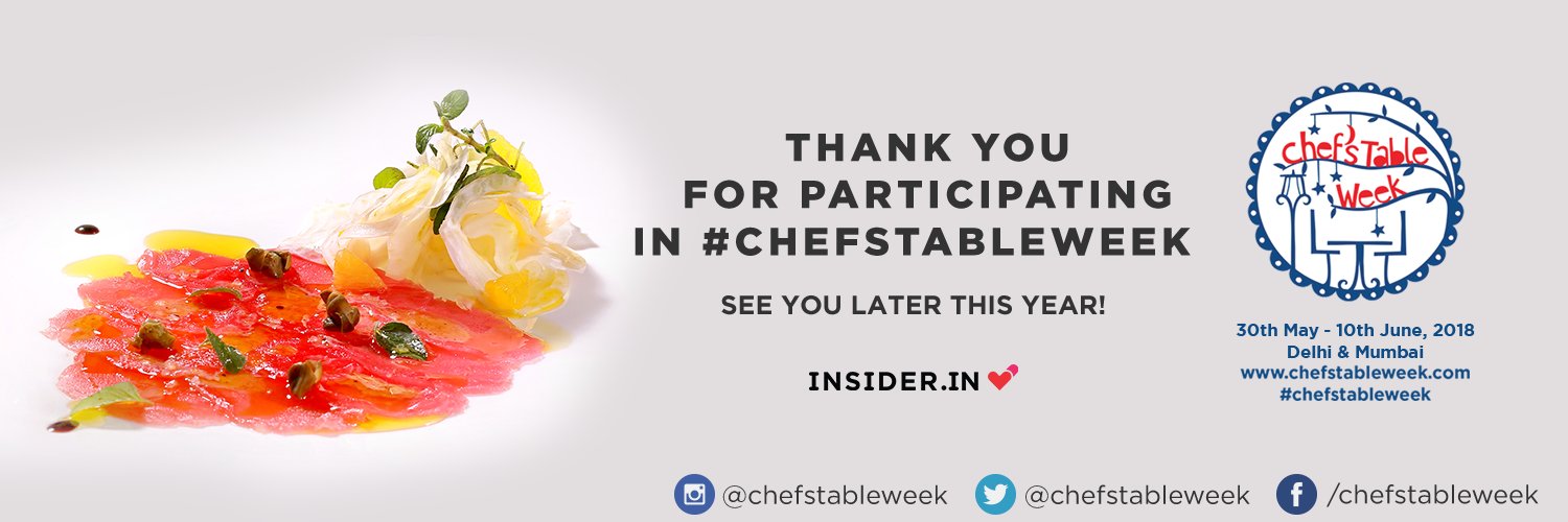 Chef's Table Week banner