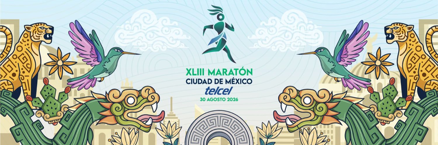 Maratón de la Ciudad de México Telcel banner