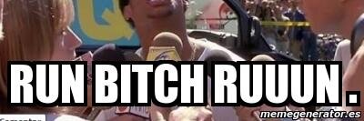 Run Bitch banner
