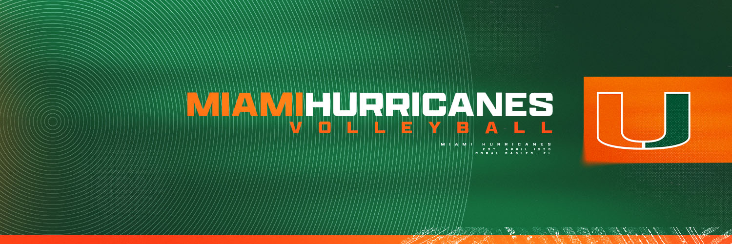 Miami Hurricanes Volleyball banner