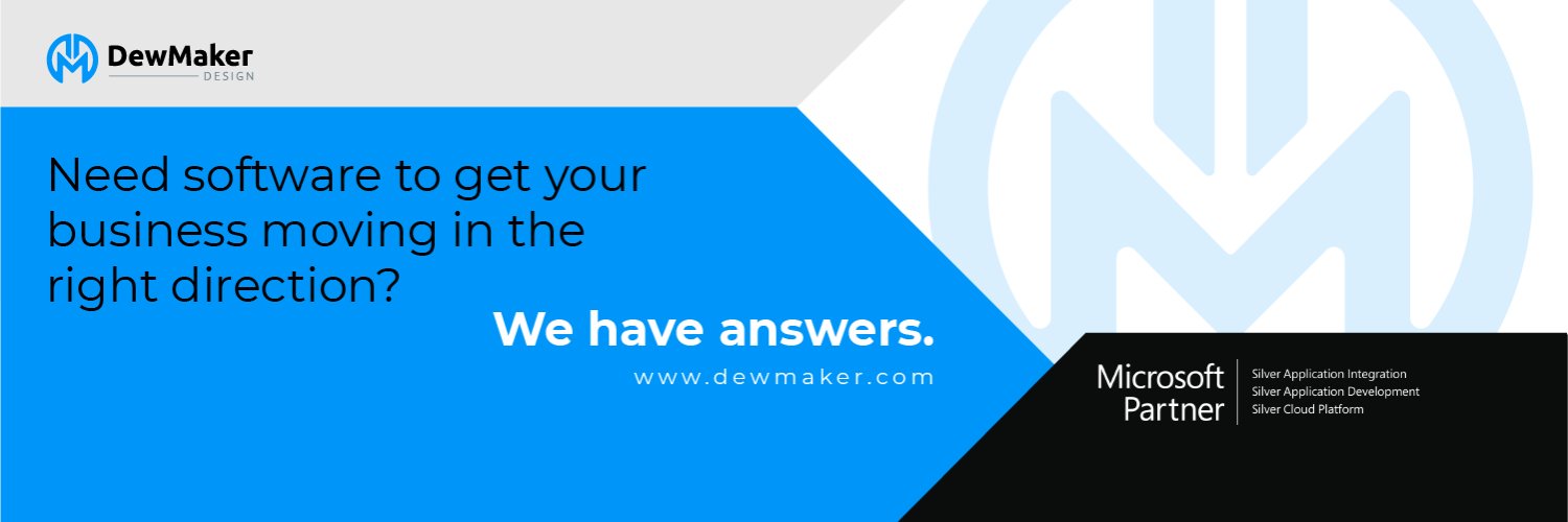DewMaker Design banner