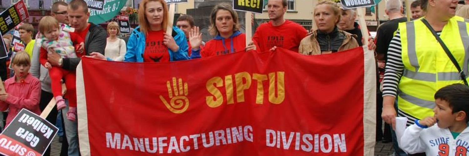 SIPTU Private Sector Profile Banner