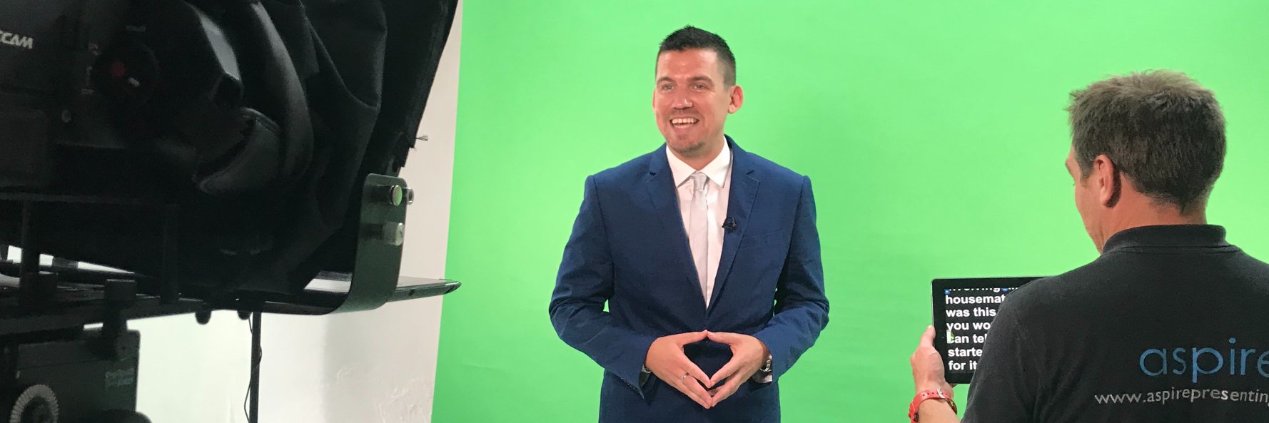 TV PresenterTraining banner