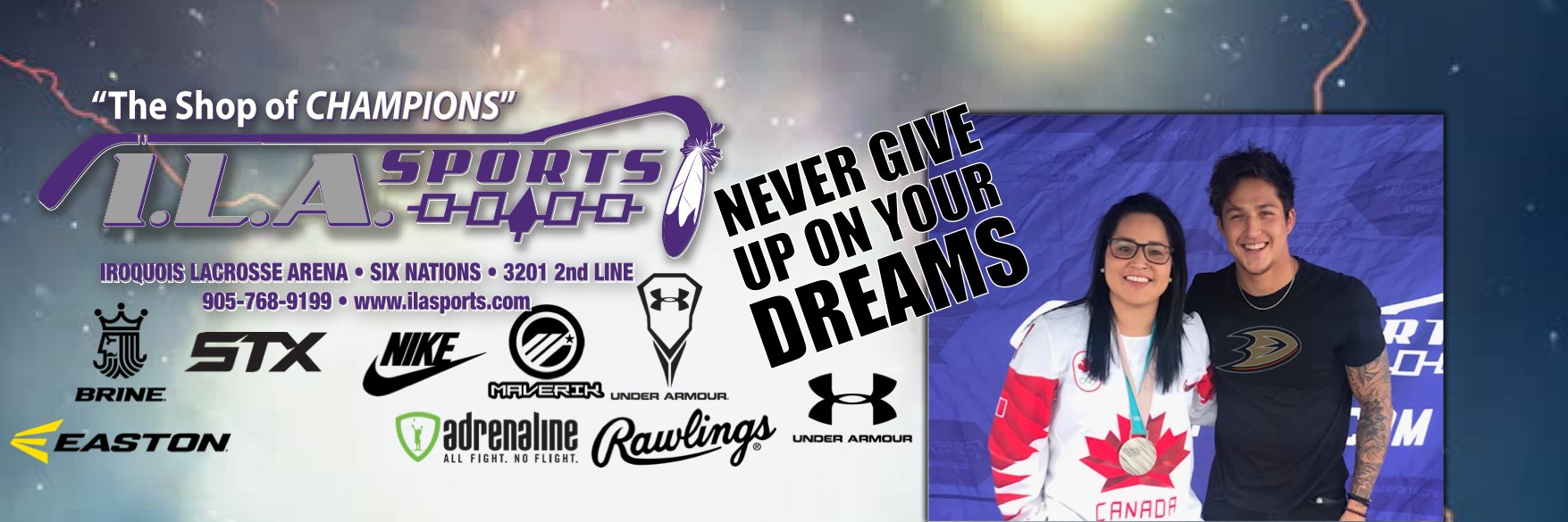 ILA SPORTS STORE banner