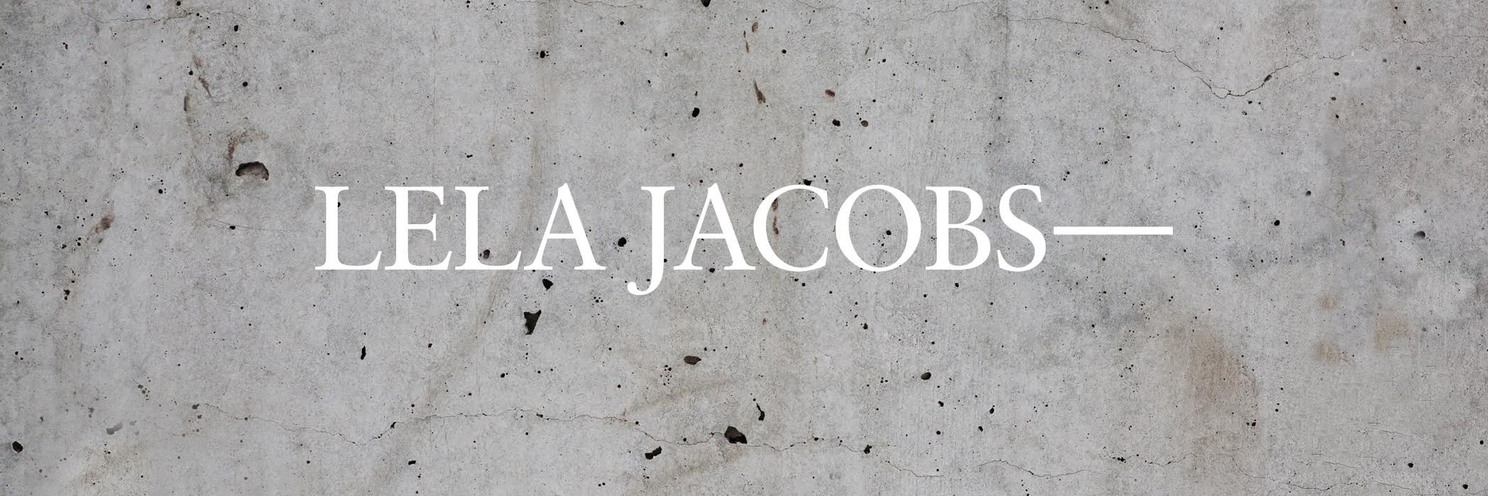 LELA JACOBS banner