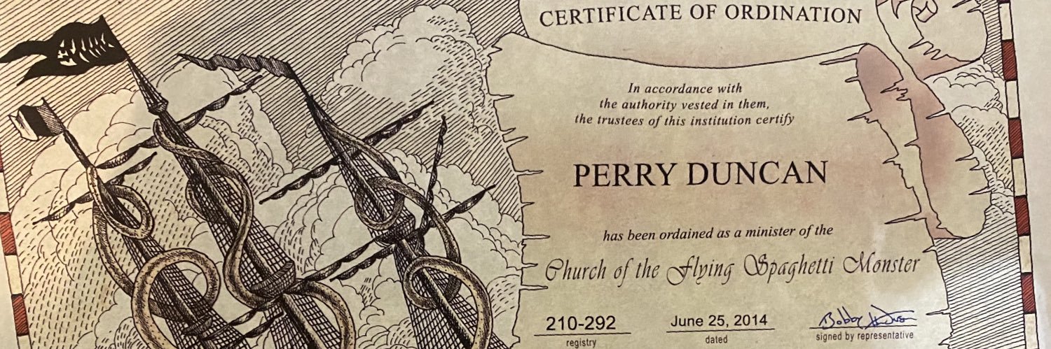 Ordained Minister Duncan banner