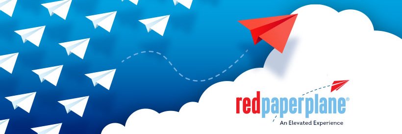 Red Paper Plane banner