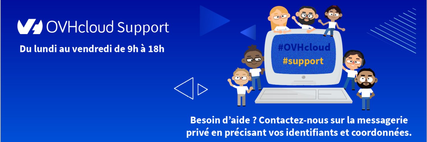 OVHcloud Support FR banner