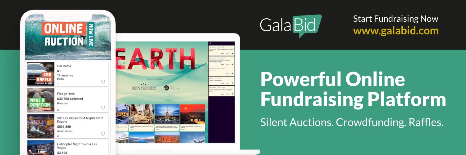 GalaBid Fundraising banner