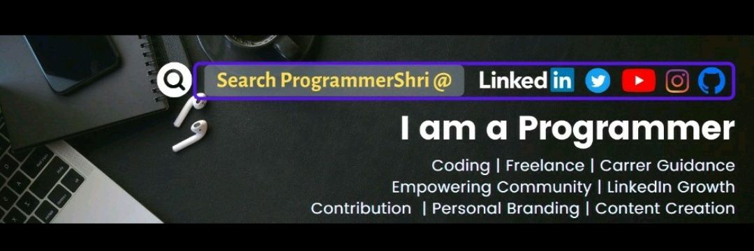 ProgrammerShri's profile banner image