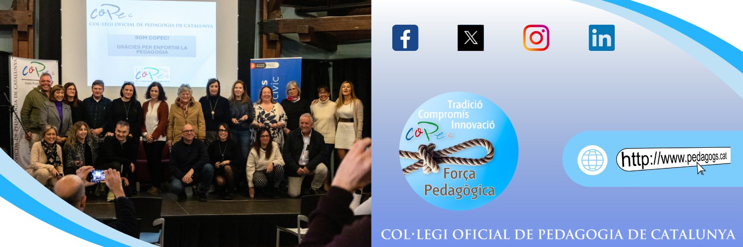 Col•legi Oficial de Pedagogia de Catalunya banner