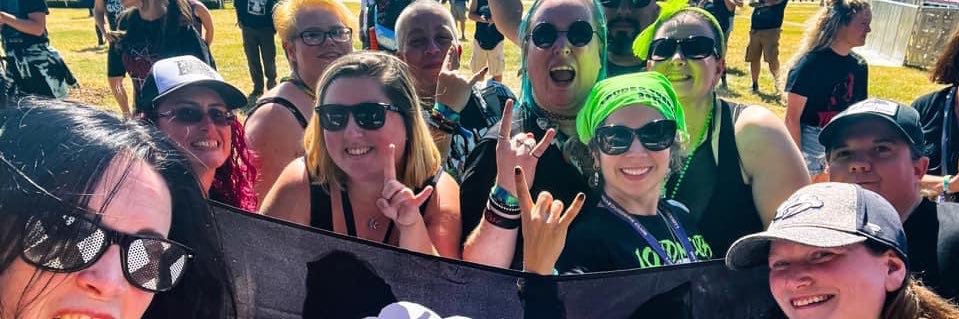 Nicole is in dire need of a rock show banner