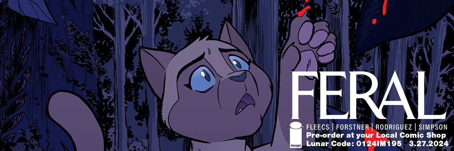 Trish: FERAL COMIC OUT NOW!'s banner