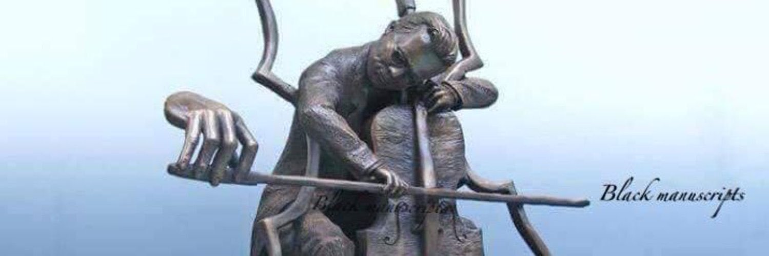 Black manuscripts 👉🏻man banner