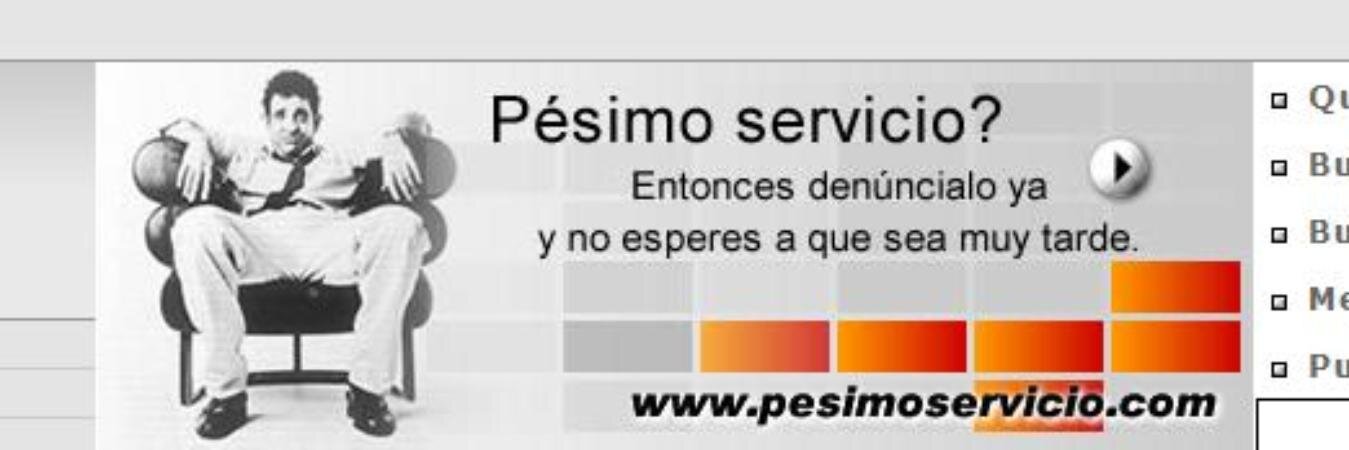 PesimoServicio.Com banner
