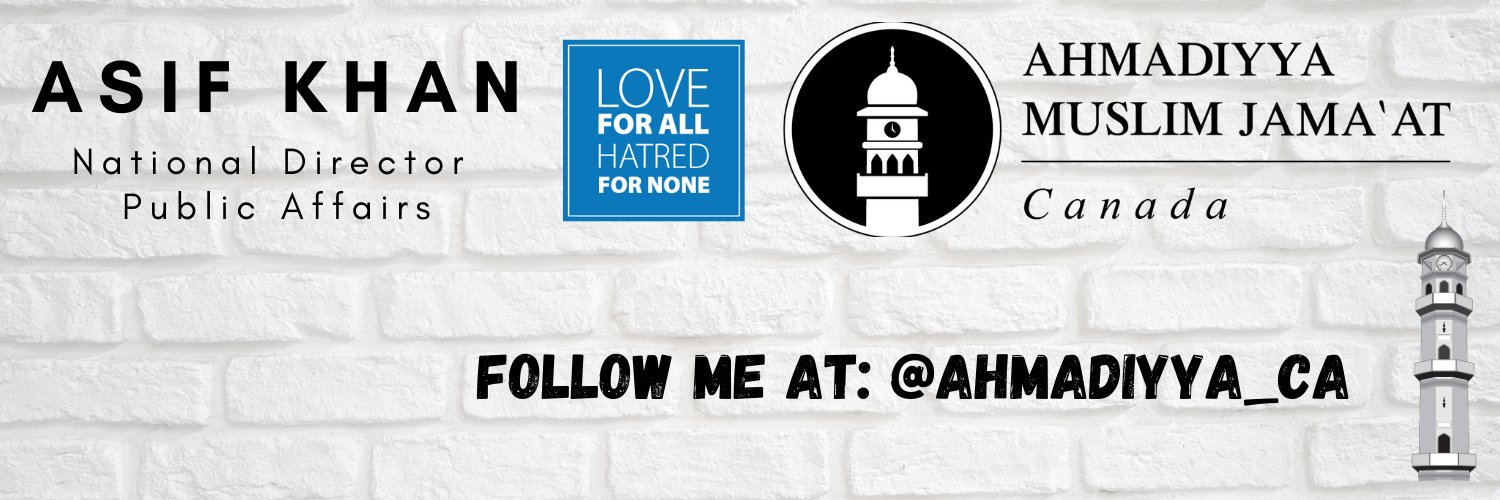 AsifKhan_Ahmadiyya_Canada Profile Banner