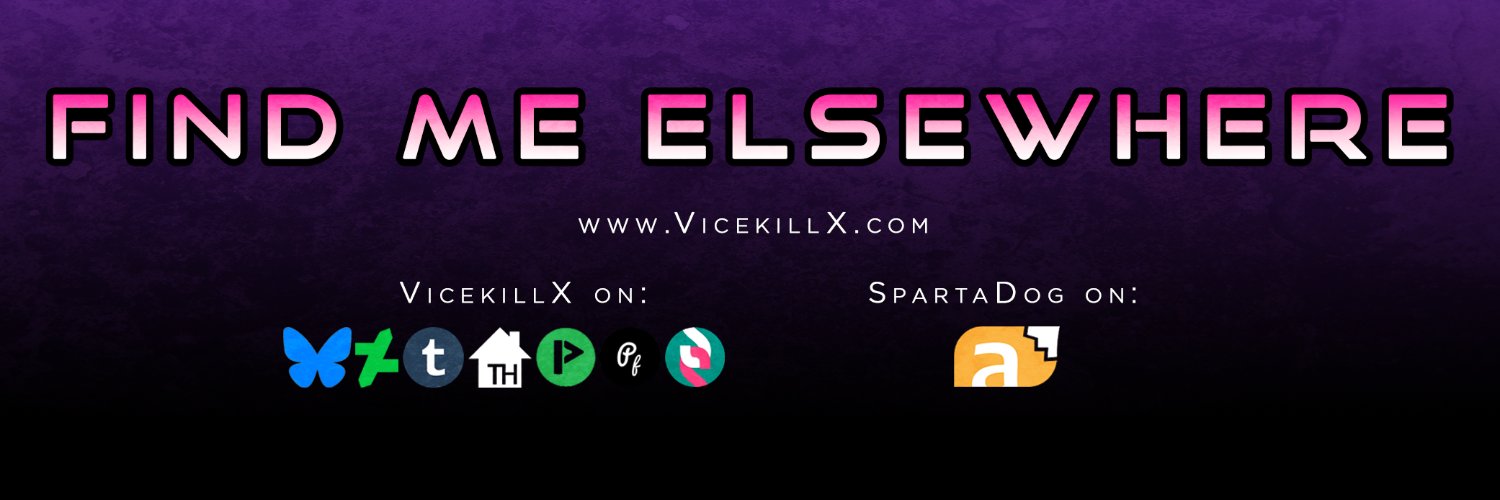 VICEKILLX @ bsky & cohost banner