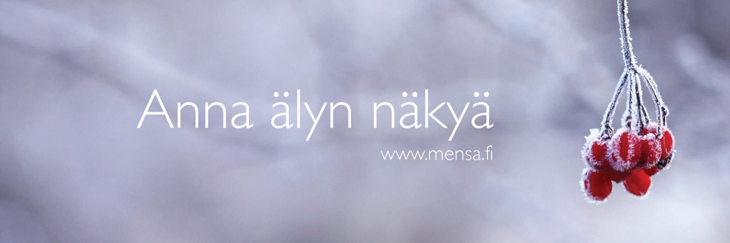 MensaFinland's profile banner image