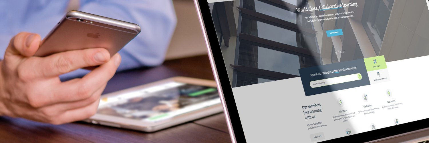 Supply Chain Sustainability School (UK) banner