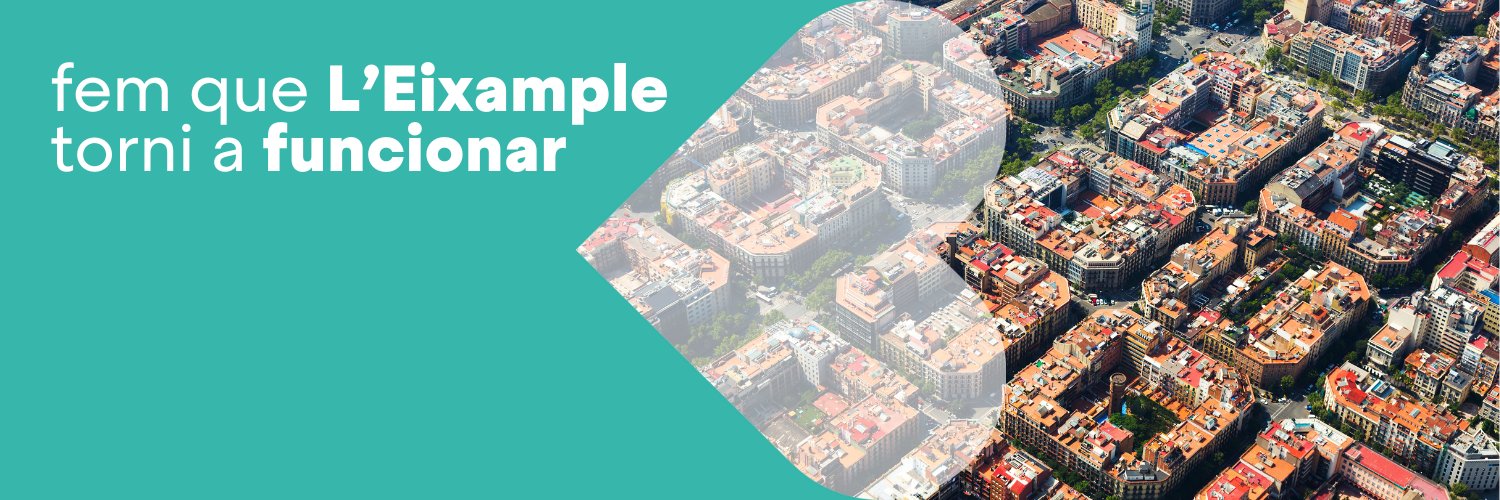 Junts per l’Eixample's banner
