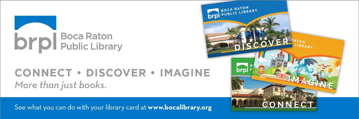 Boca Raton Library banner