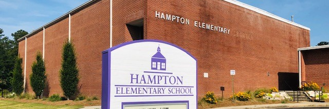Hampton Elementary School banner